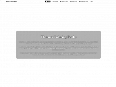 thornescoloringbooks.com snapshot