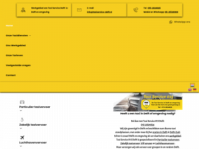 taxiservice-delft.nl snapshot