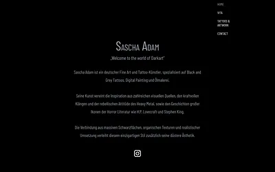 sascha-adam.de snapshot