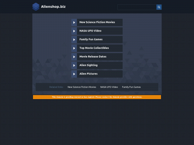alienshop.biz snapshot