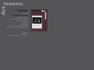 artissuespress.com snapshot