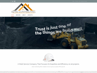 azteccontracting.com snapshot