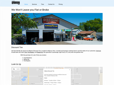 alliancediscounttireonline.com snapshot