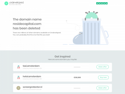 residecapital.com snapshot