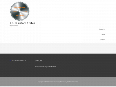jjcustomcrates.com snapshot