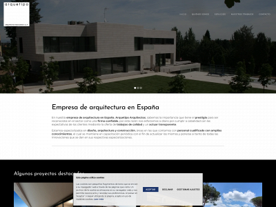 arquetipoarquitectos.com snapshot