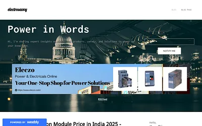 electrosavvy.weebly.com snapshot