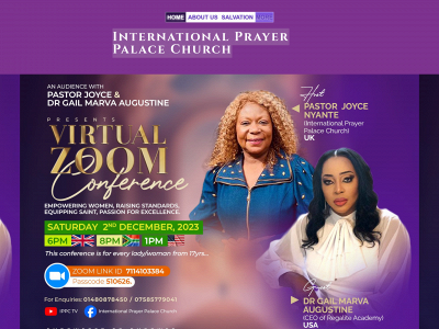 prayerpalace.com snapshot