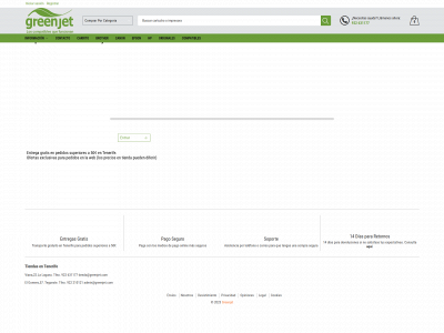greenjet.com snapshot