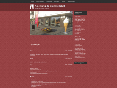 cafetariadeploosschehof.nl snapshot
