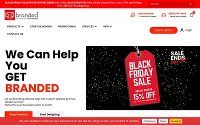 brandedscreenprinting.com snapshot