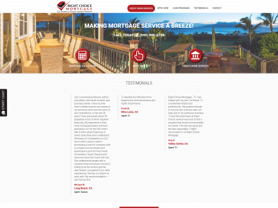 rightchoicemortgage.org snapshot