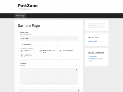 pattzone.com snapshot