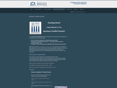 businessconflictforum.com snapshot