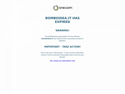 bomboidea.it snapshot
