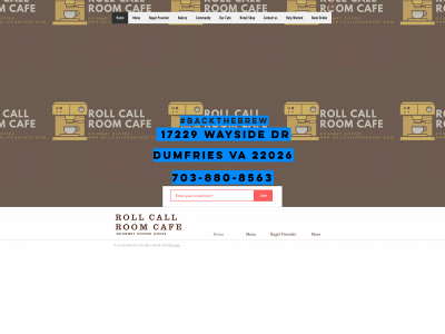 www.rollcallroomcafe.com snapshot