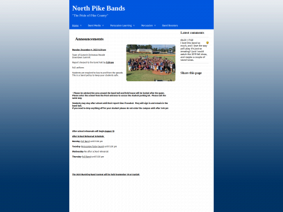northpikebands.com snapshot