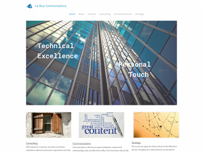 www.icebluecommunications.com snapshot