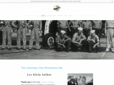 www.leekleinauthor.com snapshot