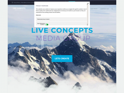 liveconceptsmediagroup.com snapshot