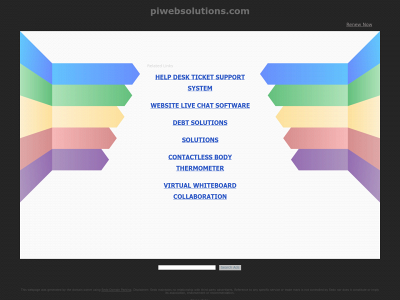 piwebsolutions.com snapshot