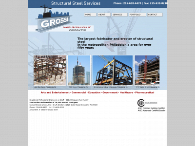grossisteel.com snapshot