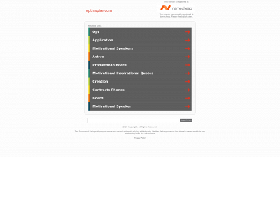 optinspire.com snapshot