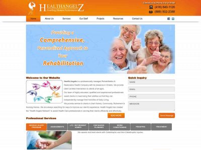 healthangelz.com snapshot