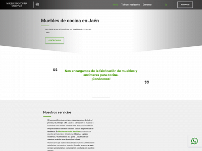 www.cocinasvaldivias.es snapshot