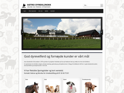 astrodyreklinikk.no snapshot