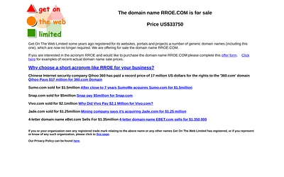 rroe.com snapshot