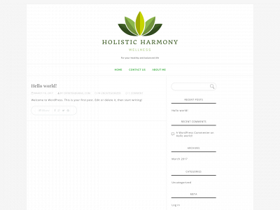 holisticharmonywellness.com snapshot