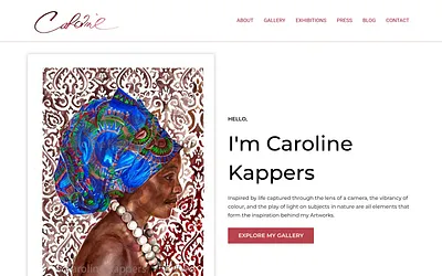 carolinek.design snapshot