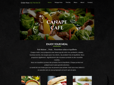 canapecafe.be snapshot