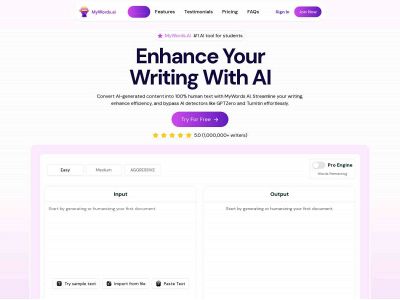 mywords.ai snapshot