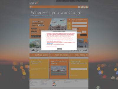 flyaero.com snapshot