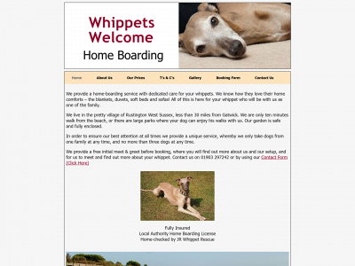 whippetswelcome.co.uk snapshot