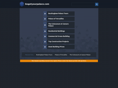 gogetyourpalace.com snapshot