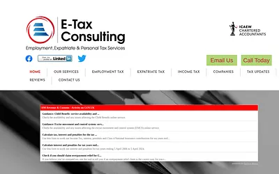 e-taxconsulting.com snapshot