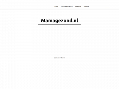 mamagezond.nl snapshot