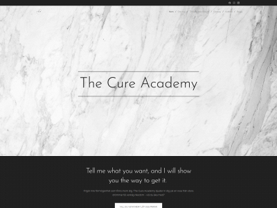 thecureacademy.com snapshot