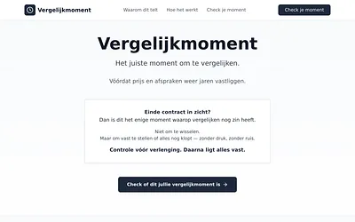 vergelijkmoment.nl snapshot