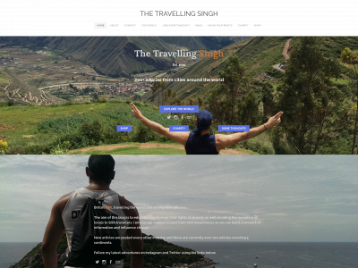 www.thetravellingsingh.com snapshot