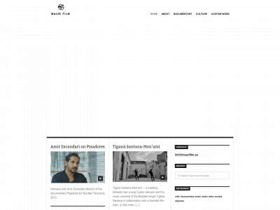 maurifilm.se snapshot