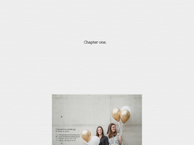 chapteroneweddings.be snapshot