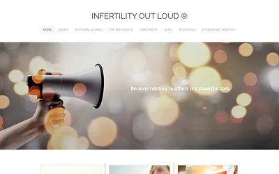 www.infertilityoutloud.net snapshot