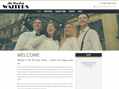 westendwaiters.com snapshot