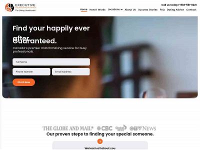 executivesearchdating.com snapshot