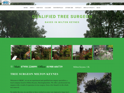 mktreesurgeons.co.uk snapshot