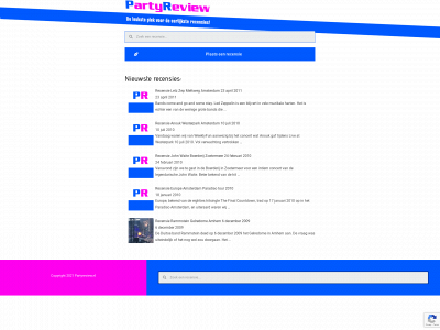 partyreview.nl snapshot